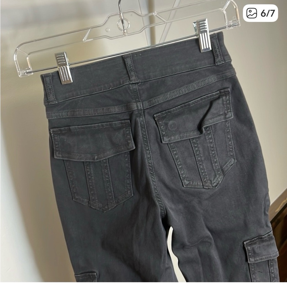 NWT Spanx Charcoal Gray pull on Cargo Pants S - Picture 5 of 7